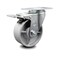 Service Caster 4 Inch Semi Steel Wheel Swivel Top Plate Caster with Total Lock Brake SCC SCC-TTL20S414-SSS - alternate 1